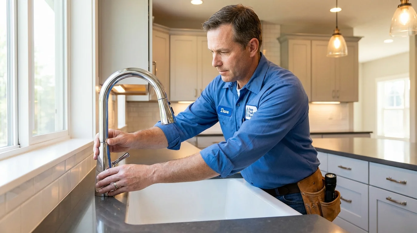 Kitchen faucet installation by Johns Plumbing LLC in Dacono
