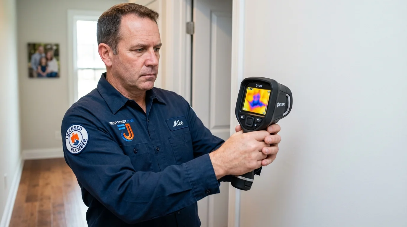 Thermal imaging leak detection by Johns Plumbing LLC in Dacono
